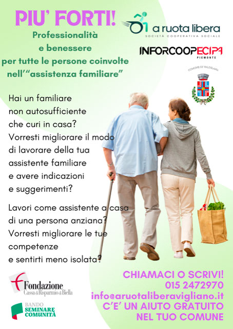 volantino Progetto Più Forti!